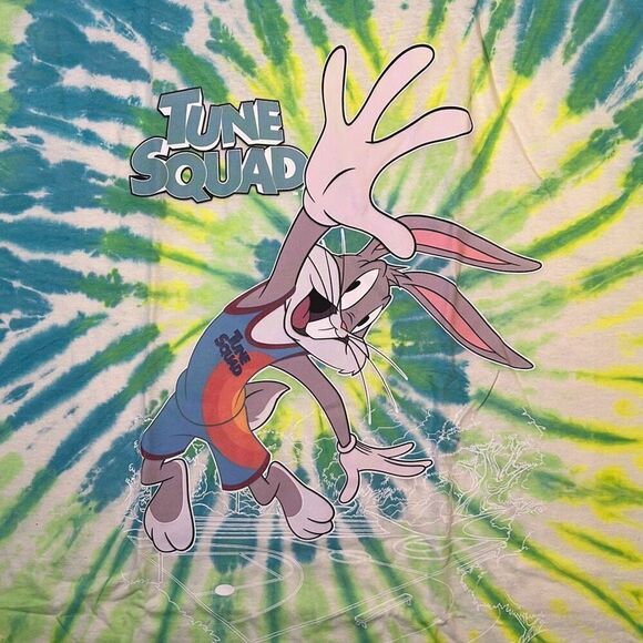 Dim Mak x‎ Space Jam: A New Legacy Bugs Bunny T-shirt Spiral Tie Dye Men Large - Picture 2 of 9